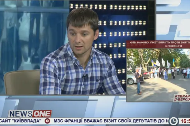 Володимир Олійник та Василь Мокан. Студія NewsOne. 22.07.2015